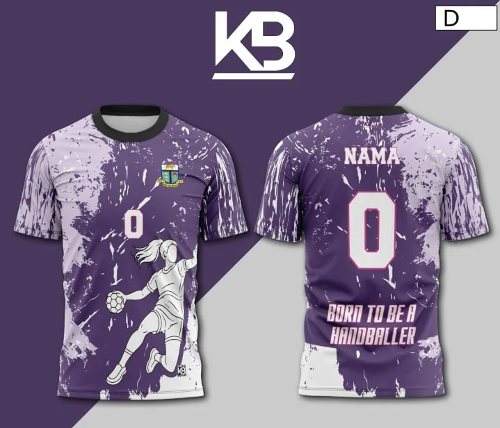 Purple Handball Jersey by KBMY DESIGN