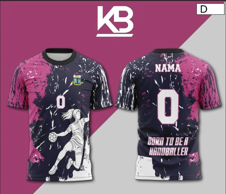 Pink Handball Jersey by KBMY DESIGN