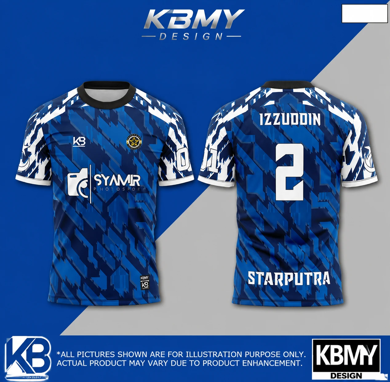 Starputra Blue Jersey by KBMY DESIGN