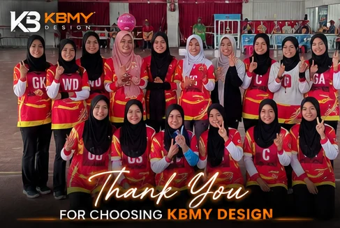 Netball Team wearing KBMY DESIGN apparel